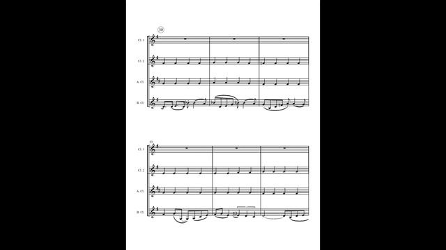 Gershwin's Prelude - Clarinet Quartet смотреть онлайн