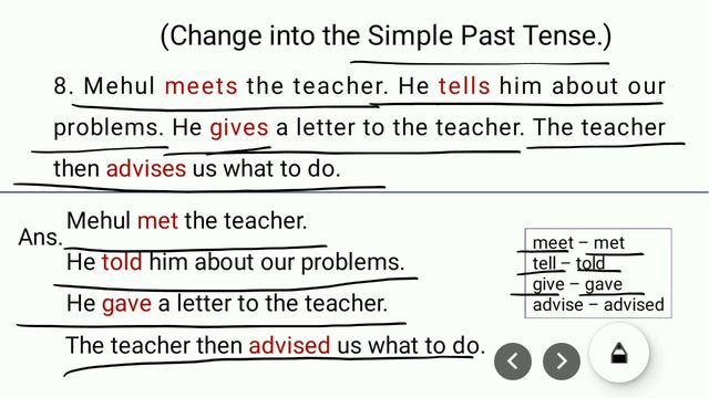 Change the Paragraph into the Simple Past Tense : English Grammar смотреть онлайн