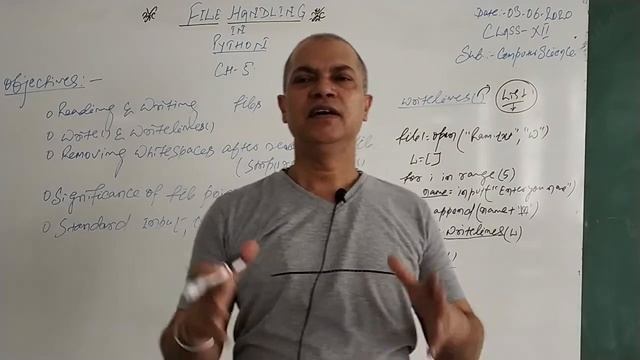 File Handling in Python Session-2 of Class-XII Computer Science By:Pankaj Kumar Mishra смотреть онлайн