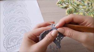 МК. Ленточное кружево. Пояс крючком.