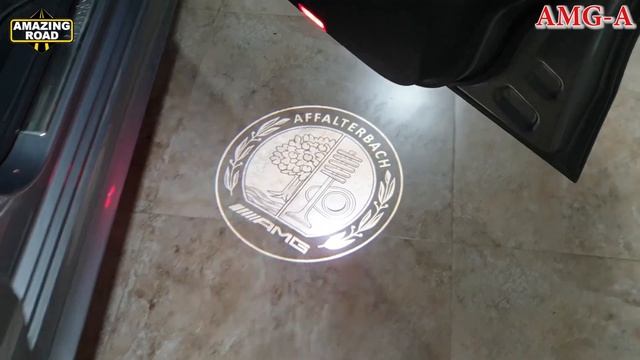 DIY for Mercedes. How to install AMG Door Welcome 3D Logo Lights / Mercedes or AMG Welcome Logo смотреть онлайн