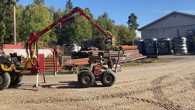 Köp Fyrhjuling Honda Foreman TRX 500 med griplastarkärra på Klaravik смотреть онлайн