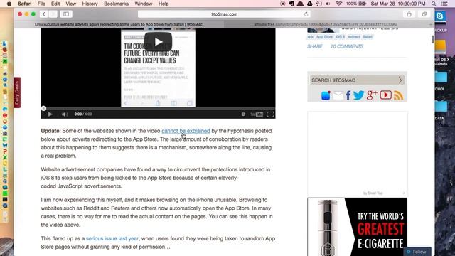 Safari Unwanted Redirects смотреть онлайн