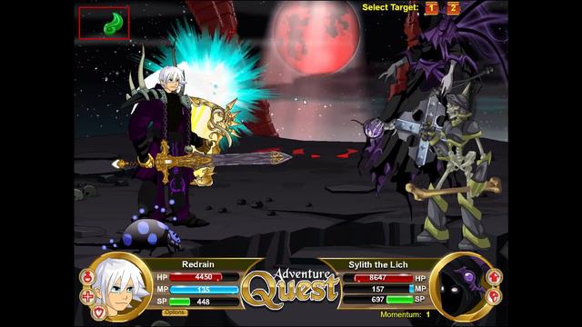 Adventure Quest Revenant armor vs Sylith the Lich Challenge Mode смотреть онлайн