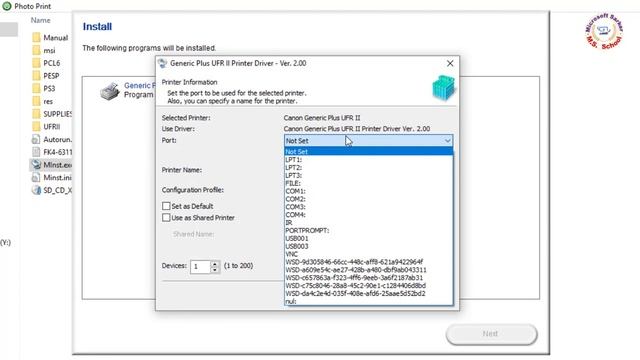 How to Add a Network Printer Using the IP Address in Windows 10/11 | Canon LBP-623Cdw | смотреть онлайн