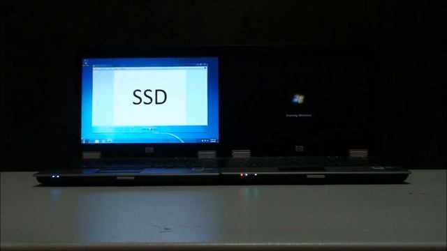 HP EliteBook 2530p - SSD vs HDD смотреть онлайн