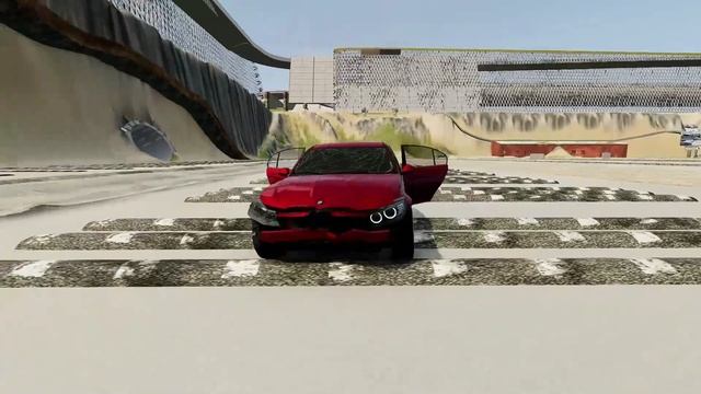 Car suspension test #3 - BeamNG Drive | EpicCrash смотреть онлайн