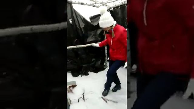 Тест драйв на снегоходе! Диво дивное)) смотреть онлайн