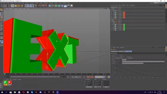 КАК СДЕЛАТЬ 3D ТЕКСТ В CINEMA4D смотреть онлайн