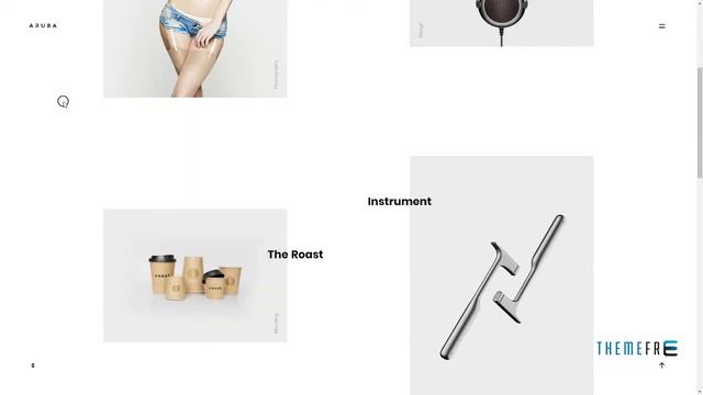 Aruba - Minimal Ajax WordPress Portfolio Theme Takumi Hildred смотреть онлайн