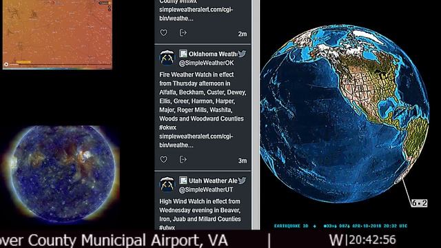 News, Earthquakes, Space Weather, Storm Warnings, Tornado Watches смотреть онлайн