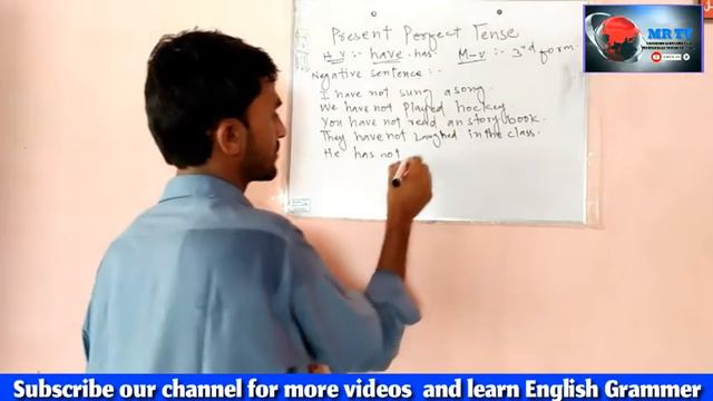 PRESENT PERFECT TENSE |NEGATIVE SENTENCE| смотреть онлайн