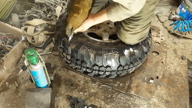 Нарезка Форвард Сафари 500 (делаю экстрим резину для самодельного квадроцикла из грязевой резины) смотреть онлайн