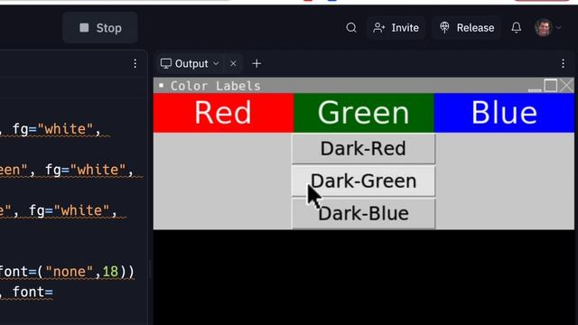 26 Tkinter Color Labels Pt2 (SP23) смотреть онлайн