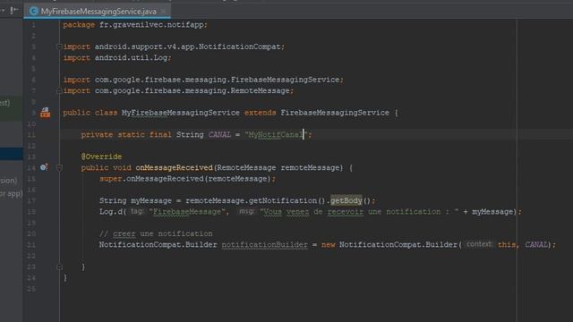 CREER UNE APPLICATION ANDROID #10 ? ENVOYER DES NOTIFICATIONS AVEC FIREBASE ! смотреть онлайн