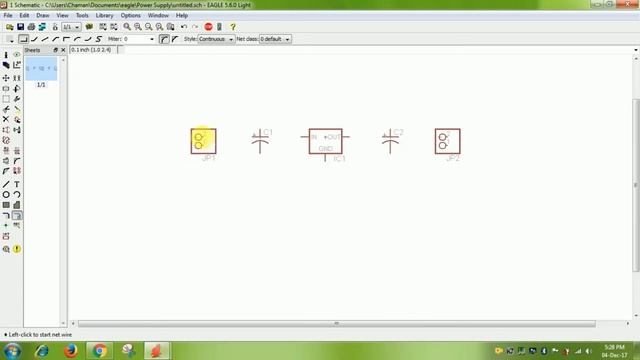 Regulated Power supply circuit layout design on eagle software смотреть онлайн