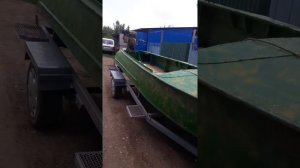 Казанка+мотор болотоход 19л.с обзор