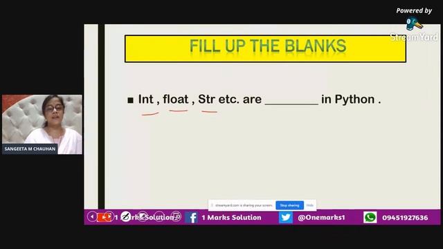 #Computer Science #12 #Python Fundamentals #Chapter 1 #OTQs #MCQs #Fill in the Blanks #True/False смотреть онлайн