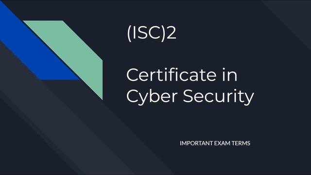 What is Assets? ISC2 - Certificate in Cyber Security CC Free Online Training Course for CISSP смотреть онлайн