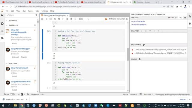 Debugging and Logging with Python || Class-11|| Research Society смотреть онлайн
