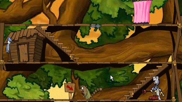Обычный мультик. Regular Show Tree House. смотреть онлайн