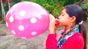Amazing Big Balloon Pop To Have Fun With Tanee.Mtvbd Part(274)
