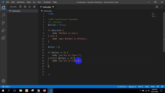 PHP Bangla Tutorial | Part 3 | Conditional Statement | If else, else-if and switch смотреть онлайн