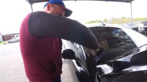 Ford Mondeo III подготовка к срезке лобового стекла.