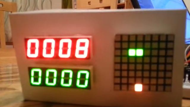 Snake on a Raspberry Pi with Adafruit R/G 8x8 matrix смотреть онлайн