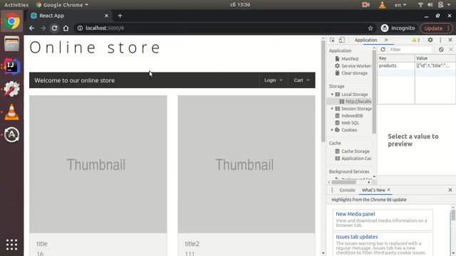 ReactJS Project Tutorial: Shopping Cart with Code Example | Online store P8 смотреть онлайн