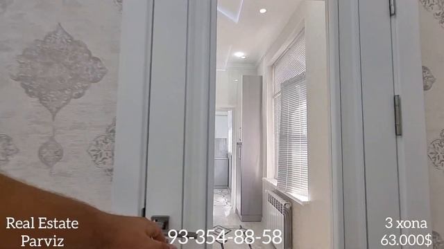 3 xona Samkoch Avto 85m² 63.000$ Недвижимость Самарканда Real Estate Parviz смотреть онлайн