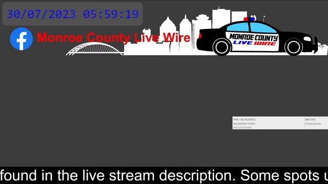 Monroe County Live Wire Fire, EMS, Police Scanner 24/7 07/30/2023 AM смотреть онлайн