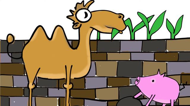 Camel and Pig Fable for Children смотреть онлайн