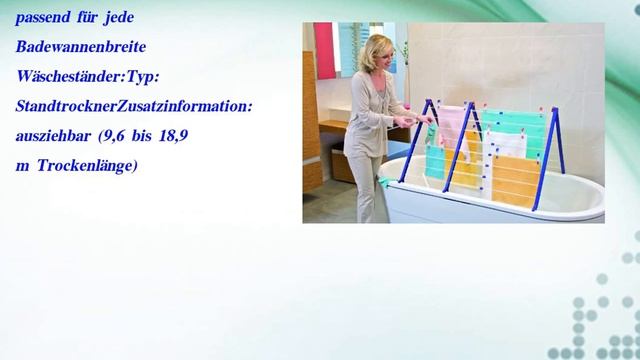 Сушилка для белья на ванну Leifheit PEGASUS V DUO 81702 смотреть онлайн