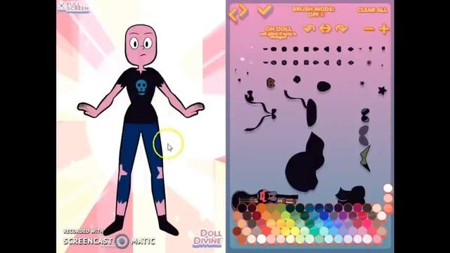 Pink Lars tutorial on Gemsona Maker смотреть онлайн