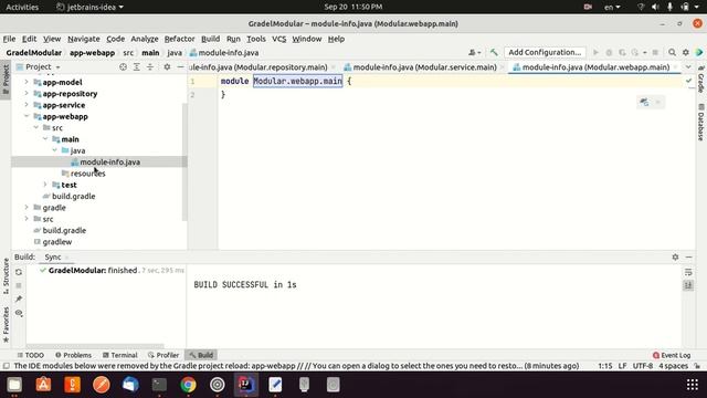 Gradle Multi Module In Java Project Sample ( Intellij Idea 2021 )