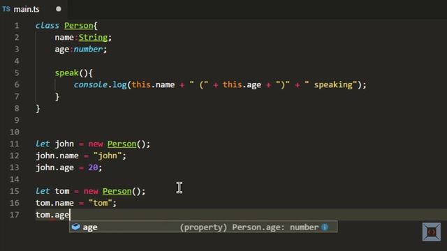 TypeScript Basics | 13 Class and Object смотреть онлайн
