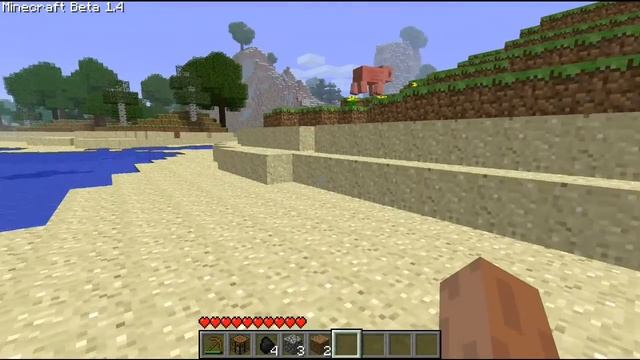 Играю в Minecraft Beta 1.4 смотреть онлайн