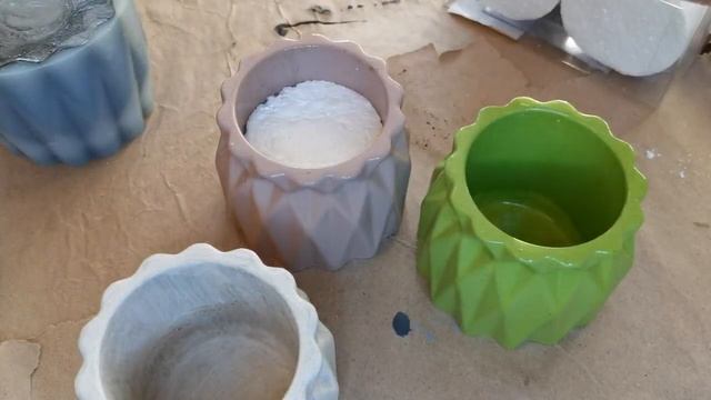 Делаем кашпо из гипса. Формы для гипса с Алиэкспресс смотреть онлайн