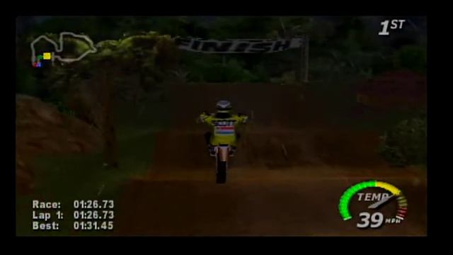 Excitebike 64 - (Course 12) Rainforest Run [N64] смотреть онлайн