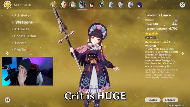YUNJIN CHANGES EVERYTHING | Yunjin Build Guide | Genshin Impact смотреть онлайн