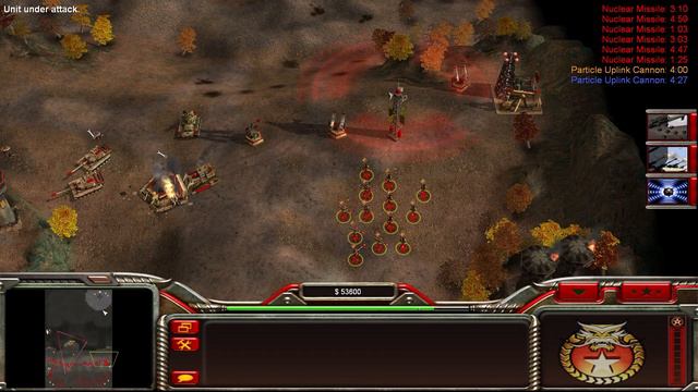 Command & Conquer: Generals, Air Nightmare Map, China vs 3 USA Brutal Difficulty смотреть онлайн
