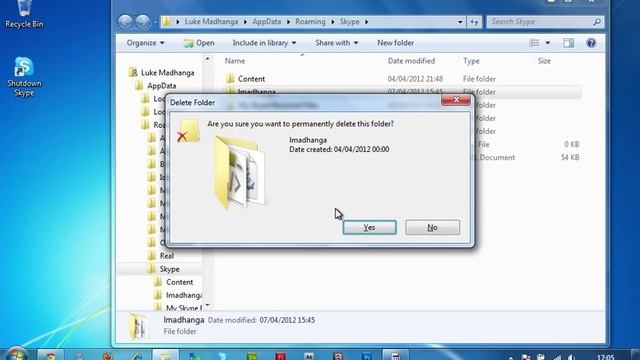 Remove Skype Login Data | Windows смотреть онлайн