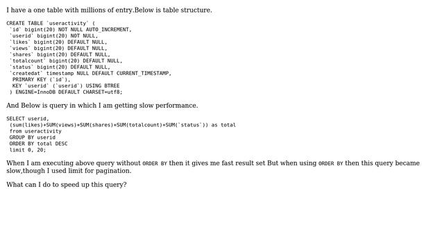 Databases: MySQL Very Slow Performance Using Order by Clause (2 Solutions!!) смотреть онлайн