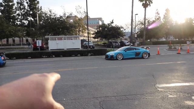 What's Better Than an Audi R8? How about 50 of them!! 🏎💨 #AudiR8 #R8V10 #Supercars смотреть онлайн