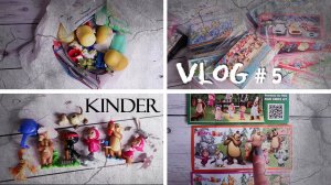 Kinder Vlog | Итоги лета | Много старых игрушек | Новая система хранения вкладышей