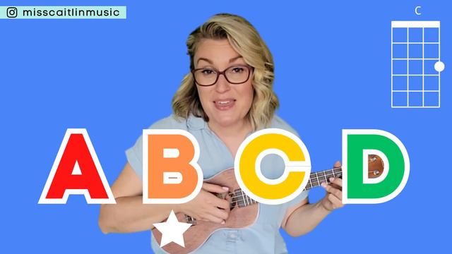 The ABC Song - Preschool Sing Along | Alphabet Song Nursery Rhyme | Ukulele Play Along