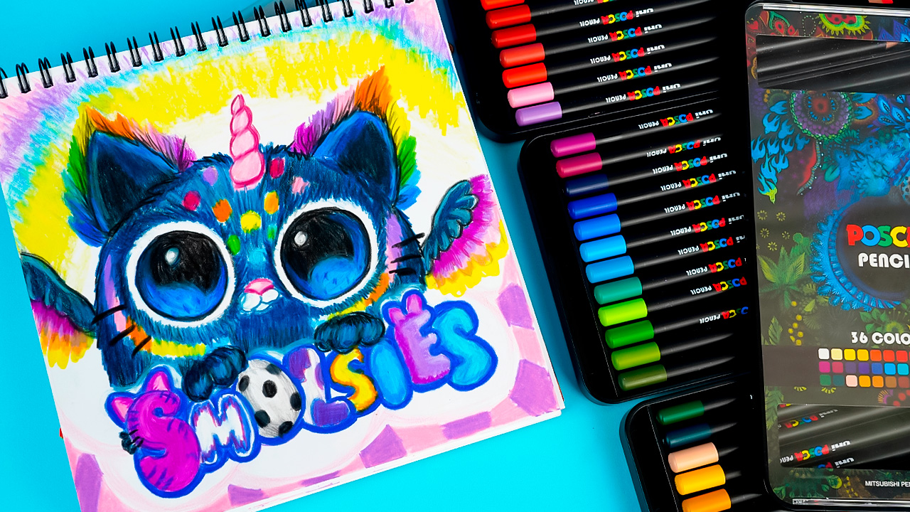 Обзор необычных карандашей POSCA на поделки самоделки смотреть онлайн