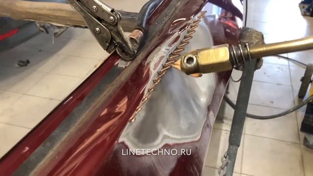 Пример оборудования для выпрямления вмятин на кузове автомобиля смотреть онлайн