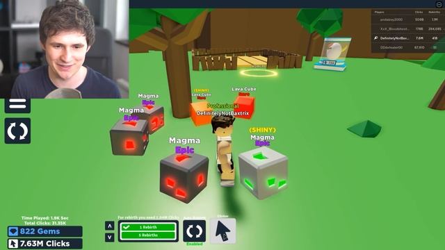 Unlocking MAX LEVEL CLICKER in Roblox! смотреть онлайн